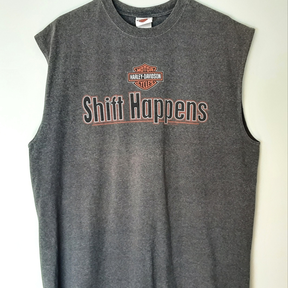 Harley Davison sleeveless T-shirt,  Grey size XL
